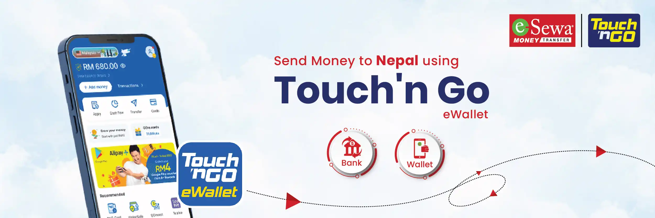 Esewa Money Transfer Collaborates with Touch ‘n Go to Facilitate SSF Contributions - Banner Image